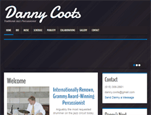 Tablet Screenshot of dannycoots.com